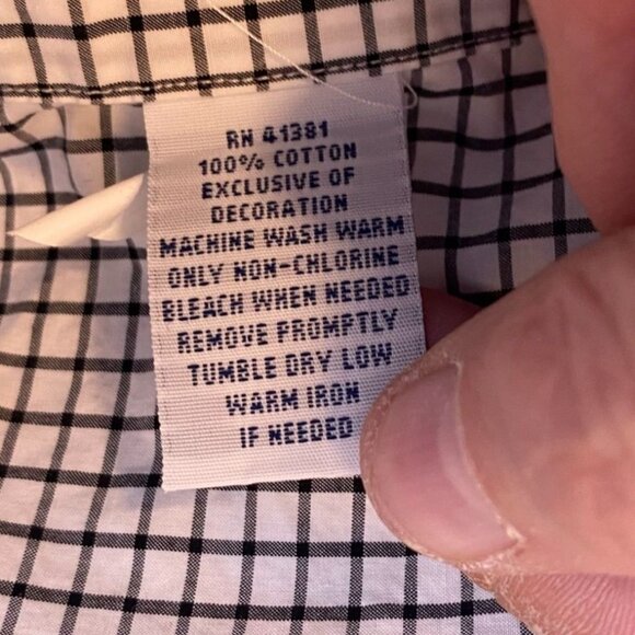 Polo Ralph Lauren Mens Shirt M Checkered Long-Sleeve Button-Down Cotton Classic - Picture 6 of 10